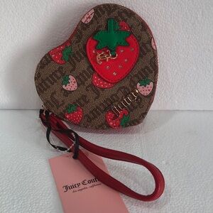 Juicy Couture Heart Wristlet NWT